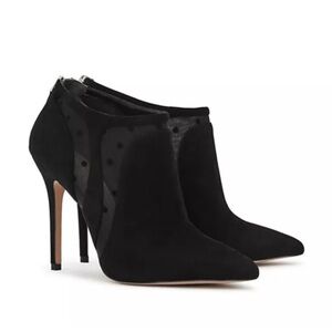 Elegant Black Stiletto Ankle Boots
